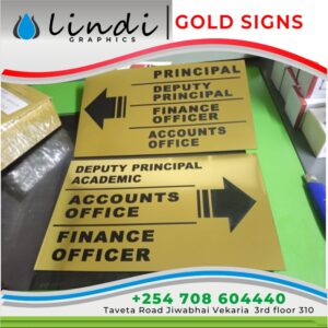Gold Signs