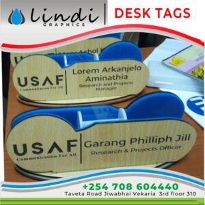 Desk Tags
